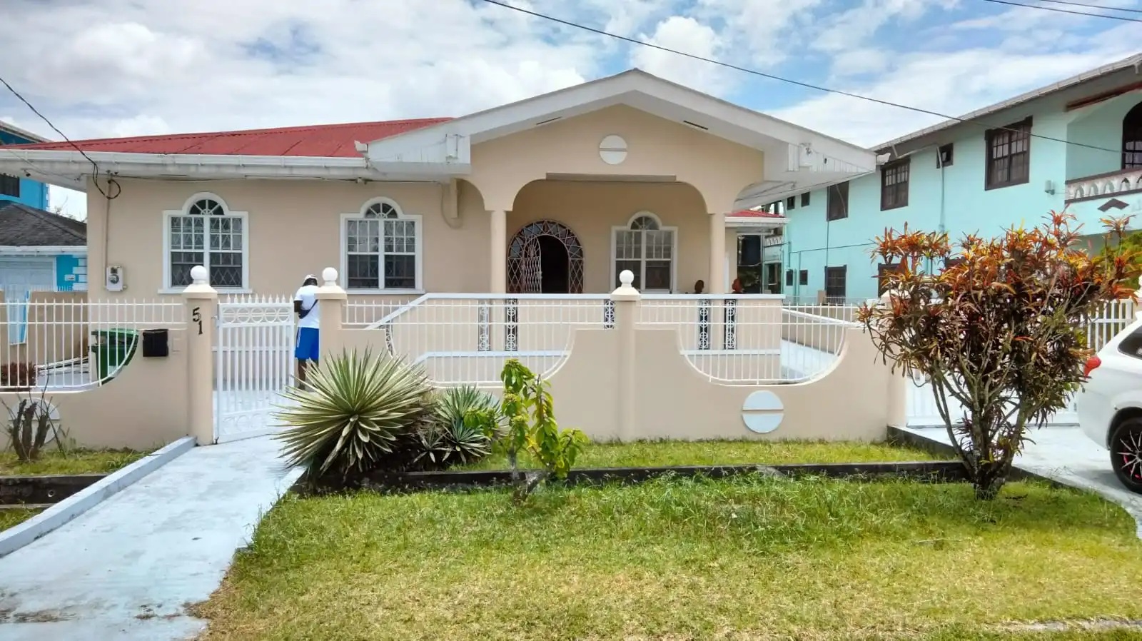 Jamaica homes background